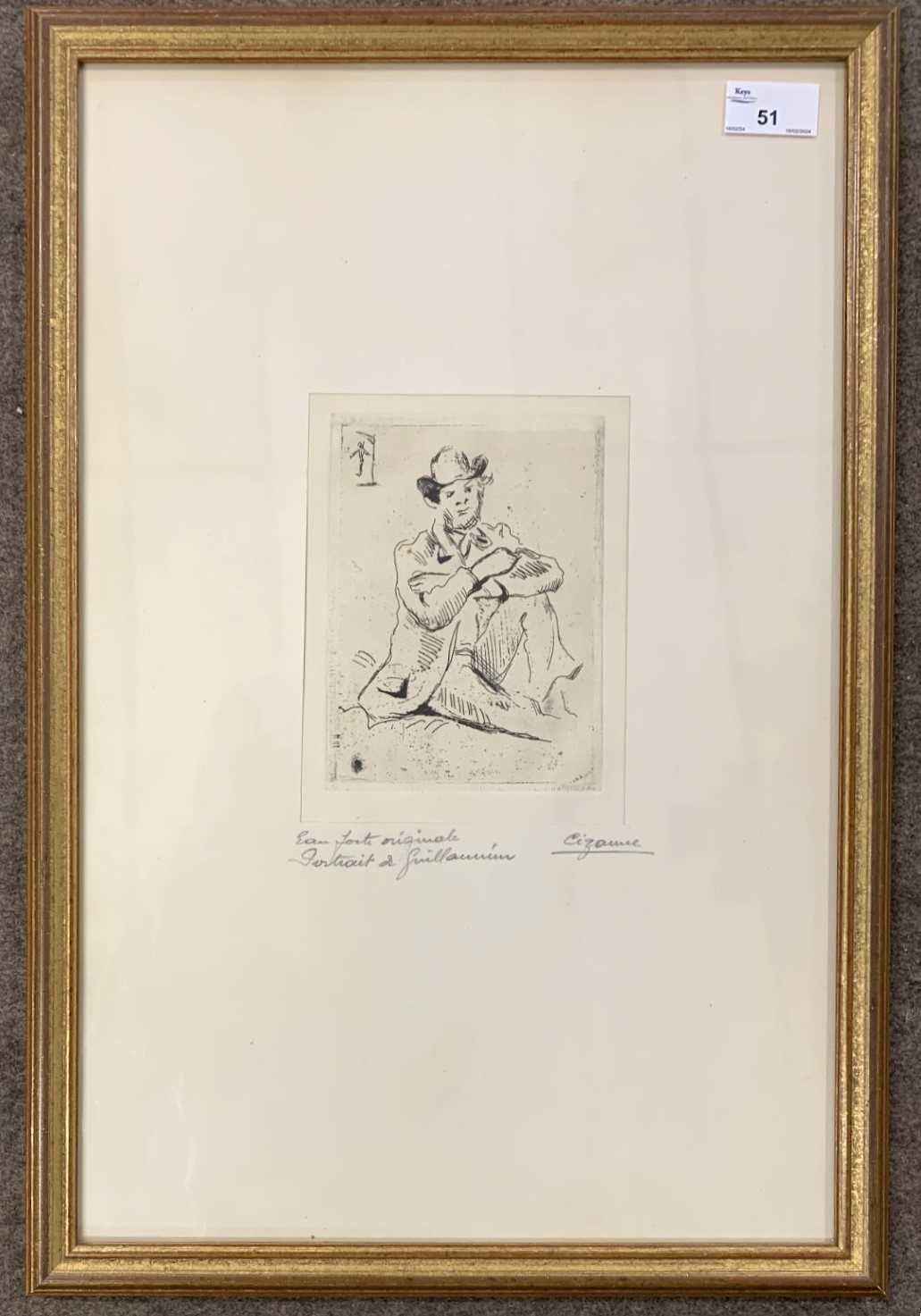 Lot 51 - After Cezanne (French,1839-1906), "Eau Forte...