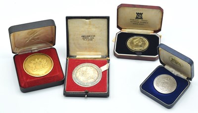 Lot 283 - Quantity of four medalions to include silver...