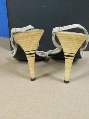 Lot 144 - Two pairs of Gucci shoes, to include a pair of...