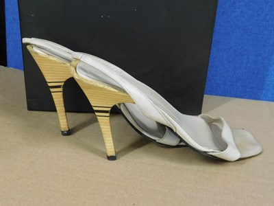 Lot 144 - Two pairs of Gucci shoes, to include a pair of...