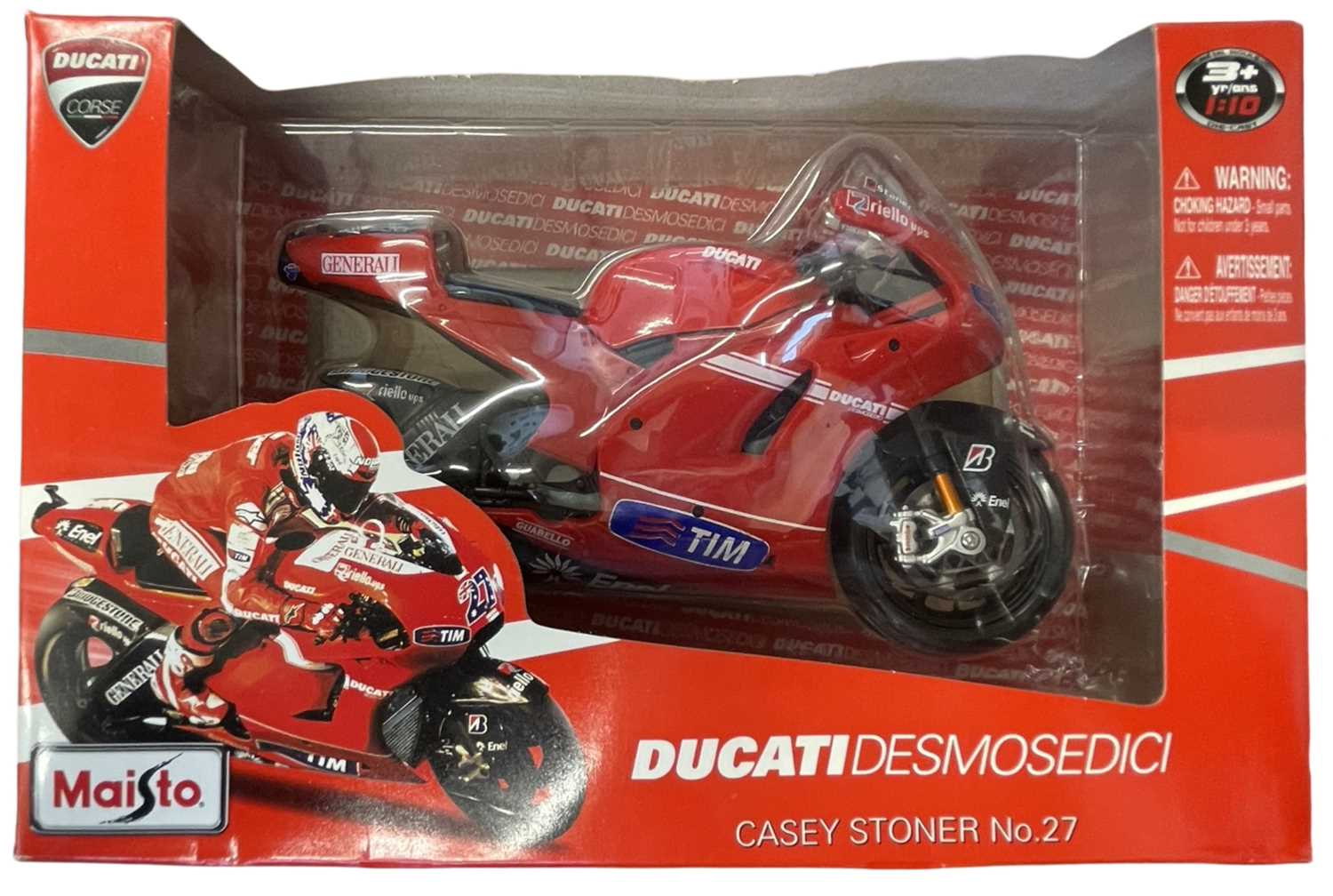 Lot 93 - A boxed Maisto 1:12 scale model Ducati...