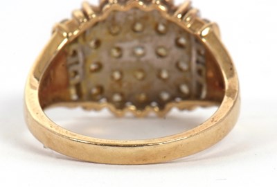 Lot 88 - A 9ct diamond ring, set with five graduated...