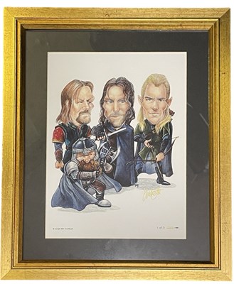 Lot 86 - A set of three limited edition Lord of the...
