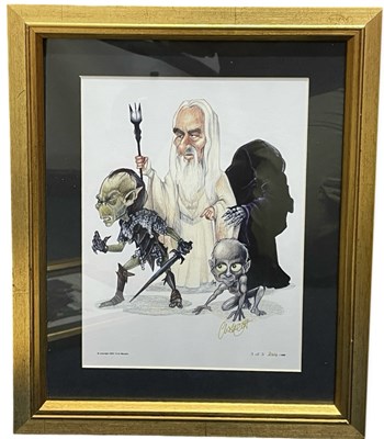 Lot 86 - A set of three limited edition Lord of the...