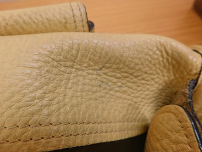 Lot 134 - A Mulberry handbag, the pale yellow leather...