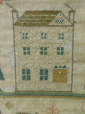 Lot 183 - A George III sampler, the four verse religious...