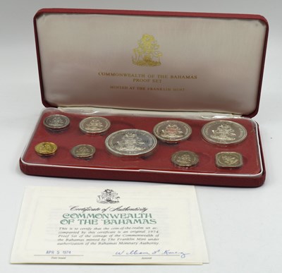 Lot 259 - 1974 Commonwealth of the Bahamas proof set -...