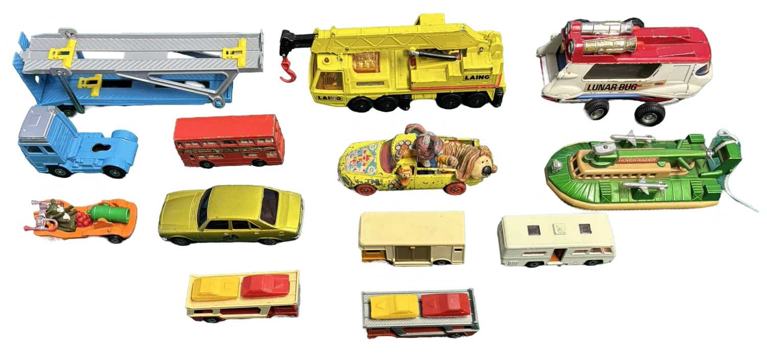 Lot 103 - A collection of 12 die-cast vehicles, to...