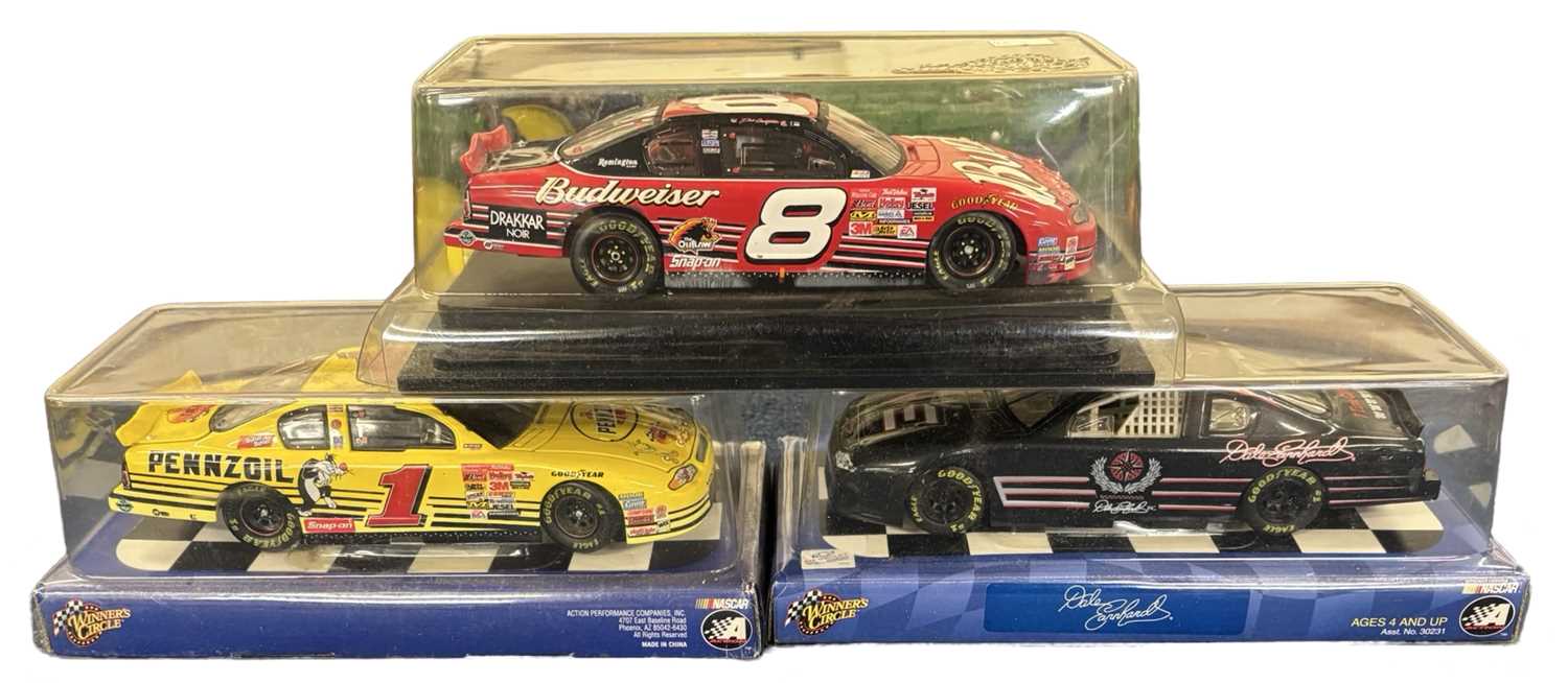 Lot 76 - Three cased Winner's Circle NASCAR models