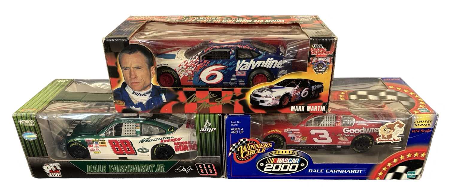 Lot 80 - Three boxed 1:24 scale NASCAR models