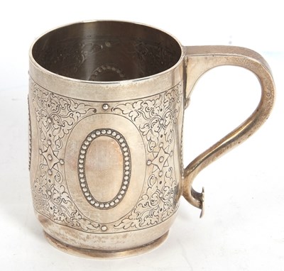 Lot 57 - Mixed Lot: Small Victorian mug chased and...