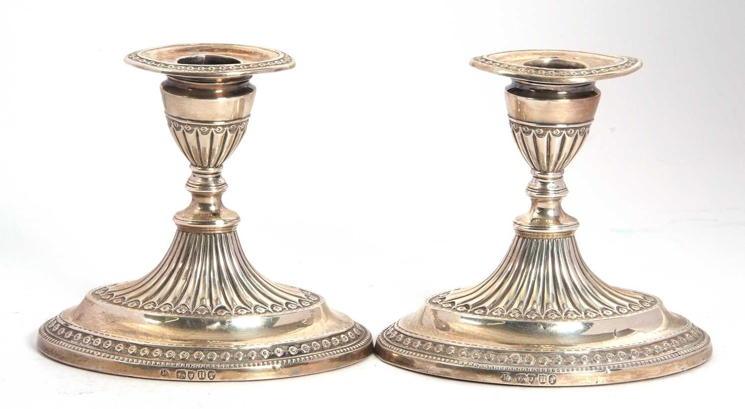 Lot 5 - A pair of Victorian silver dressing table...