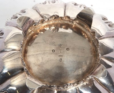 Lot 9 - A large Victorian Irish silver twin handled...