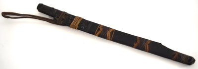 Lot 61 - Borneo: Dayak / head hunter Mandau or malat...