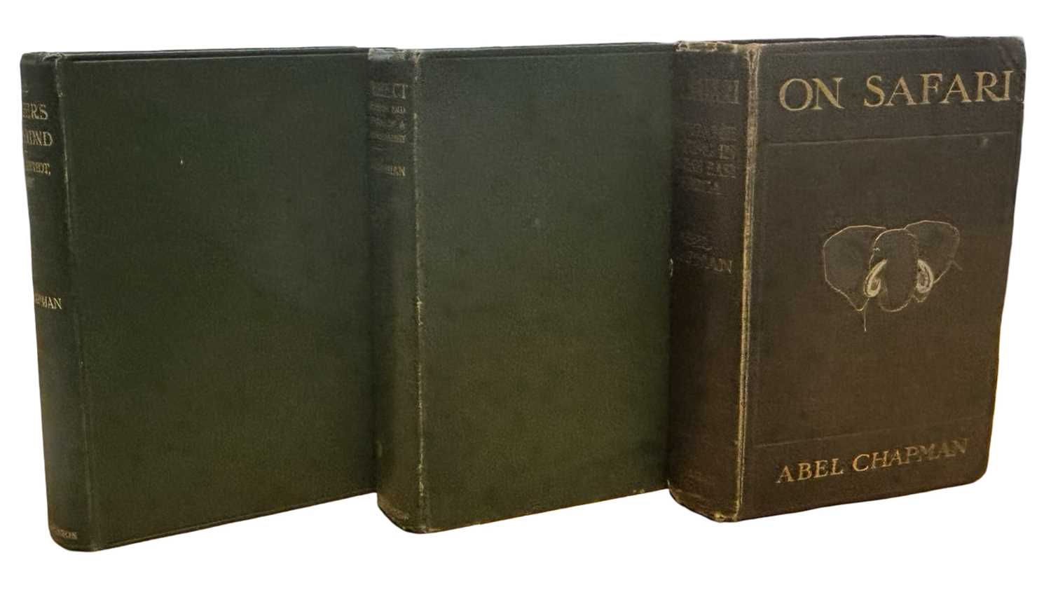 Lot 90 - ABEL CHAPMAN: 3 Titles: ON SAFARI, London,...