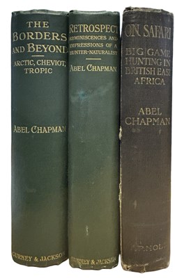 Lot 90 - ABEL CHAPMAN: 3 Titles: ON SAFARI, London,...