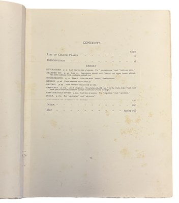 Lot 63 - JAMES M HARRISON: A HANDLIST OF THE BIRDS OF...