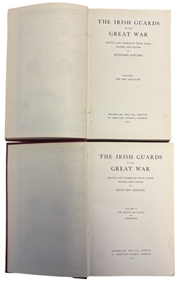 Lot 13 - RUDYARD KIPLING (Ed): THE IRISH GUARDS IN THE...