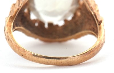 Lot 30 - A 9ct citrine ring, the oval citrine with...