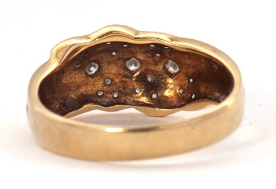 Lot 59 - A diamond ring, set with small round diamonds...