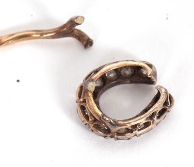 Lot 79 - Three stick pins: to include an unmarked...