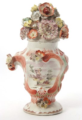 Lot 61 - A very rare Longton Hall or West Pans vase and...