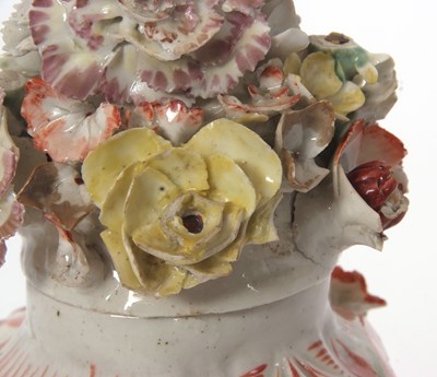 Lot 61 - A very rare Longton Hall or West Pans vase and...