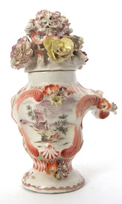 Lot 61 - A very rare Longton Hall or West Pans vase and...