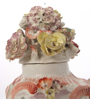 Lot 61 - A very rare Longton Hall or West Pans vase and...