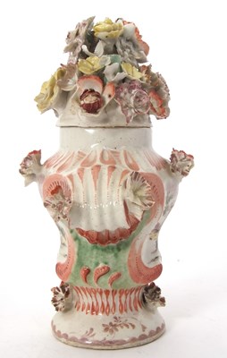 Lot 61 - A very rare Longton Hall or West Pans vase and...