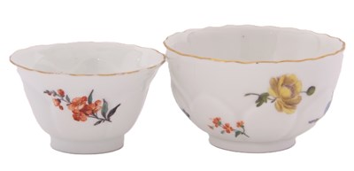 Lot 36 - Meissen Dish c.1750 and a small bowl both...