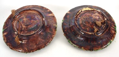 Lot 22 - Pair of Palissy Ware Portuguese Dishes late...