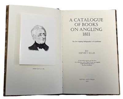 Lot 70 - Henry Ellis: A Catalogue of Books on Angling...