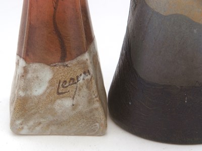 Lot 1 - Two Legras Vases One With Trees in a Snowy...