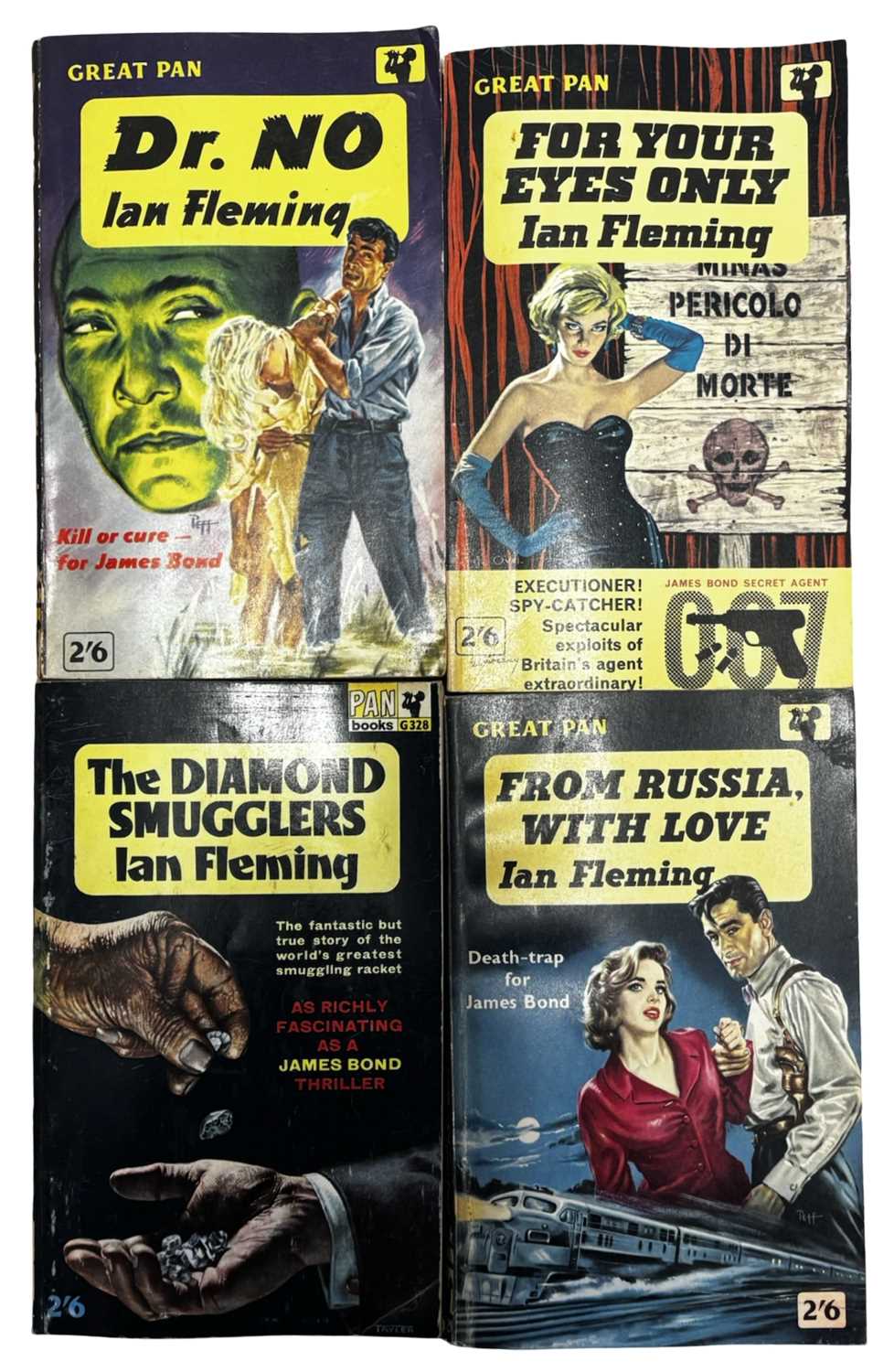 Lot 80 - IAN FLEMING PAN EDITIONS: DR NO, 1960, second...