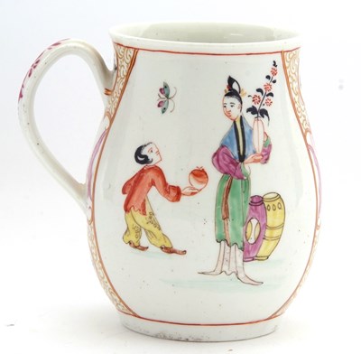 Lot 40 - 18th Century Worcester Bell Shaped Tankard...