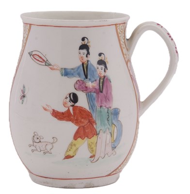 Lot 40 - 18th Century Worcester Bell Shaped Tankard...