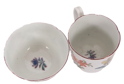 Lot 37 - Rare Worcester C/S and Teabowl Meissen/Chelsea...