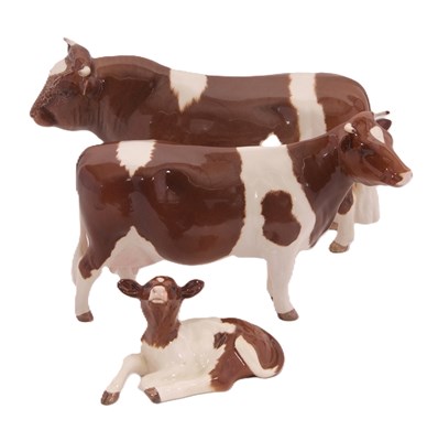 Lot 16 - Beswick Red Friesian Cattle for Beswick...