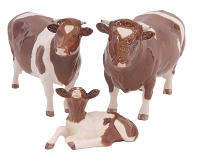 Lot 16 - Beswick Red Friesian Cattle for Beswick...