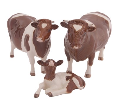 Lot 16 - Beswick Red Friesian Cattle for Beswick...