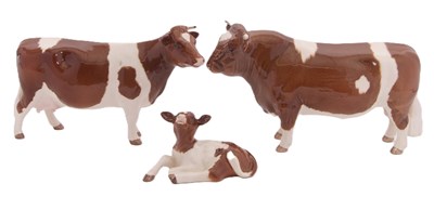 Lot 16 - Beswick Red Friesian Cattle for Beswick...