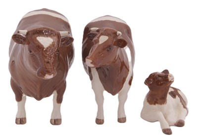 Lot 16 - Beswick Red Friesian Cattle for Beswick...