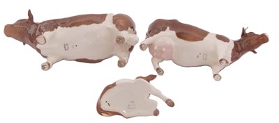 Lot 16 - Beswick Red Friesian Cattle for Beswick...