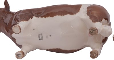 Lot 16 - Beswick Red Friesian Cattle for Beswick...