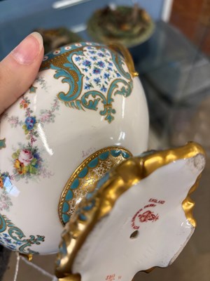 Lot 18 - Royal Crown Derby Vase and Cover by Desire...