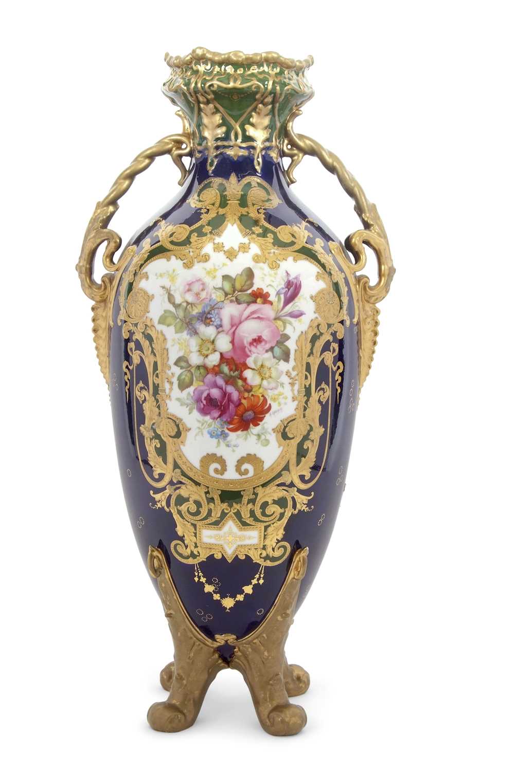 Lot 9 - A fine Royal Crown Derby exhibition quality...