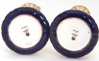 Lot 12 - A fine pair of Wedgewood vases of tapered form...