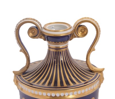 Lot 31 - A Royal Crown Derby vase and cover in...