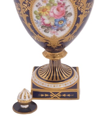 Lot 31 - A Royal Crown Derby vase and cover in...